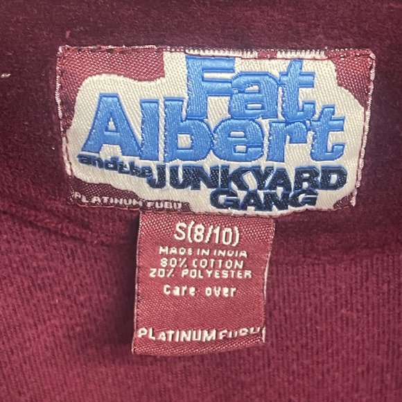 Fat Albert and the Junkyard Gang Velour Jacket FUBU Size S (8/10) pockets - I906 - Picture 6 of 9
